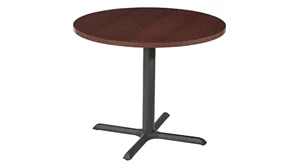 Conference Tables WFB Designs 30in Round Table with Black Metal Base - Standard Height