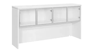 Desk Hutches WFB Designs 72in Hutch with Glass Doors