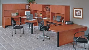 Workstations WFB Designs Multi-User Corner Desk Suite