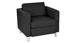 Club & Lounge Chairs WFB Designs Arm Chair in Enhanced Vinyls