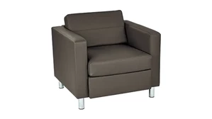 Club & Lounge Chairs WFB Designs Arm Chair in Enhanced Vinyls