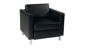 Club & Lounge Chairs WFB Designs Arm Chair in Essential Vinyl Upholstery