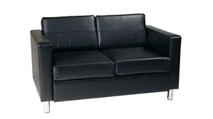 Loveseats WFB Designs Loveseat in Essential Vinyl Upholstery