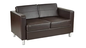 Loveseats WFB Designs Loveseat in Essential Vinyl Upholstery