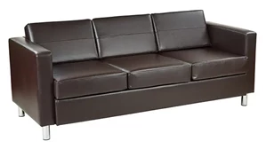 Sofas WFB Designs Sofa in Essential Vinyl Upholstery