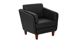 Club & Lounge Chairs WFB Designs Faux Leather Lexington Club Chair