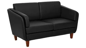 Loveseats WFB Designs Faux Leather Lexington Loveseat