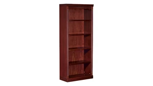Standard Bookcases WFB Designs Wood Veneer Bookcase