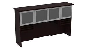 Desk Hutches WFB Designs 72in Glass Door Hutch