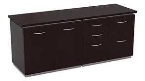 Combo Credenzas WFB Designs 72in x 24in Multi File and Storage Credenza Cabinet