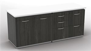 Combo Credenzas WFB Designs 72in x 24in Multi File and Storage Credenza Cabinet