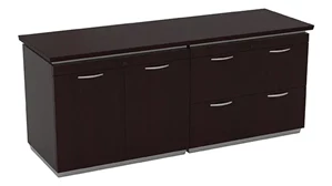 Combo Credenzas WFB Designs 72in x 24in Lateral File and Storage Credenza Cabinet