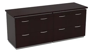 Combo Credenzas WFB Designs 72in x 24in Double Lateral File Credenza