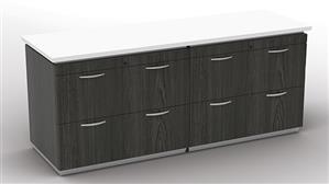 Combo Credenzas WFB Designs 72in x 24in Double Lateral File Credenza