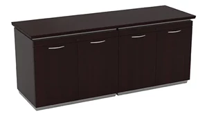 Storage Credenzas WFB Designs 72in x 24in Double Storage Credenza Cabinet