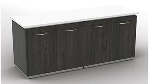 Storage Credenzas WFB Designs 72in x 24in Double Storage Credenza Cabinet