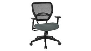 Ergonomic Task Chairs WFB Designs Light Mesh Back and Colorful Fabric Seat Office Chair