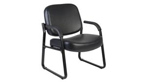 Lobby & Guest Chairs - Metal Regency Furniture Big & Tall Guest Chair with Arms