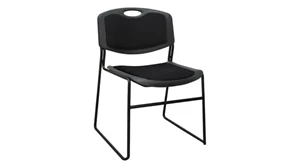 Stackable Meeting Chairs Regency Furniture Polypropylene Stack Chair with Padded Seat and Back