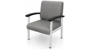 Lobby & Guest Chairs - Metal Regency Furniture Guest Chair with Vinyl Upholstery and 275 lb Capacity