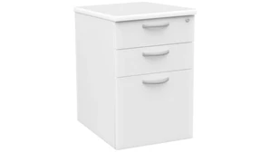 Mobile File Cabinets Regency Furniture Mobile File Cabinet 16in W x 20in D x 24in H with 3 Drawer Pedestal