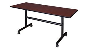 Training Tables Regency Furniture 60in W x 24in D Flip-Top Training Nesting Table