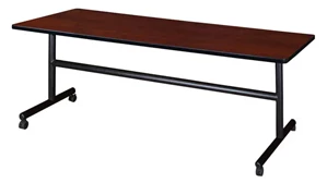 Training Tables Regency Furniture 72in W x 30in D Flip-Top Training Nesting Table