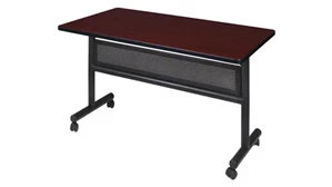 Training Tables Regency Furniture 48in W x 24in D Flip-Top Training Nesting Table with Modesty Panel