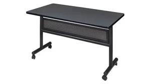Training Tables Regency Furniture 48in W x 30in D Flip-Top Training Nesting Table with Modesty Panel