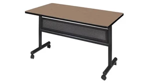 Training Tables Regency Furniture 48in W x 30in D Flip-Top Training Nesting Table with Modesty Panel