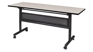 Training Tables Regency Furniture 60in W x 24in D Flip-Top Training Nesting Table with Modesty Panel