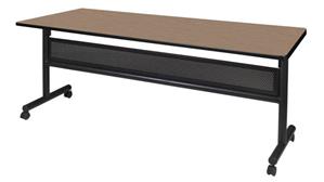 Training Tables Regency Furniture 72in W x 24in D Flip-Top Training Nesting Table with Modesty Panel