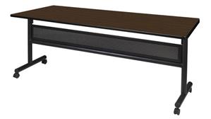 Training Tables Regency Furniture 72in W x 24in D Flip-Top Training Nesting Table with Modesty Panel