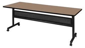 Training Tables Regency Furniture 72in W x 30in D Flip-Top Training Nesting Table with Modesty Panel