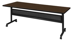 Training Tables Regency Furniture 72in W x 30in D Flip-Top Training Nesting Table with Modesty Panel