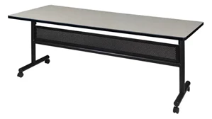 Training Tables Regency Furniture 72in W x 30in D Flip-Top Training Nesting Table with Modesty Panel