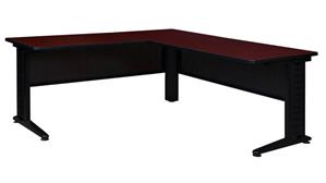 L Shaped Desk Shells Regency Furniture 66in x 78in L-Shape Desk Shell