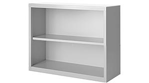 Low Bookcases Steel Cabinets USA 36in x 18in x 30in Steel Bookcase