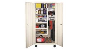 Mobile Storage Cabinets Steel Cabinets USA 36in x 24in x 66in Mobile Combination Cabinet