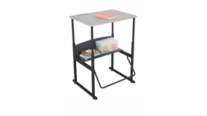 School Desk Safco Office Furniture Adjustable-Height Stand-Up Desk