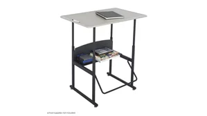School Desk Safco Office Furniture Adjustable-Height Stand-Up Desk