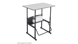 School Desk Safco Office Furniture Adjustable-Height Stand-Up Desk
