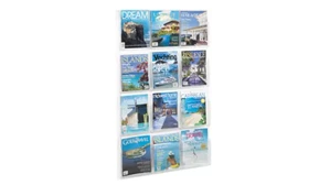 Literature Organizers Safco Office Furniture 12 Magazine Display