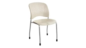 Stackable Meeting Chairs Safco Office Furniture Guest Chair Straight Leg Round Back (Qty. 2)