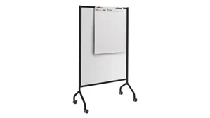 Mobile Boards Safco Office Furniture Full Whiteboard Privacy Screen, 42in x 72in