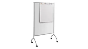Mobile Boards Safco Office Furniture Full Whiteboard Privacy Screen, 42in x 72in