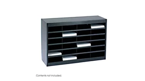 Mail Sorters Safco Office Furniture Steel 24 Compartment Letter size Literature Organizers