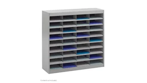 Mail Sorters Safco Office Furniture Steel 36 Compartment Letter Size Literature Organizer