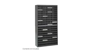 Mail Sorters Safco Office Furniture Steel 72 Compartment Letter Size Literature Organizer