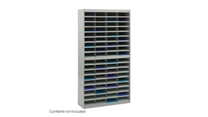 Mail Sorters Safco Office Furniture Steel 72 Compartment Letter Size Literature Organizer